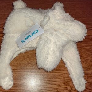 Carter's baby hat mitten set